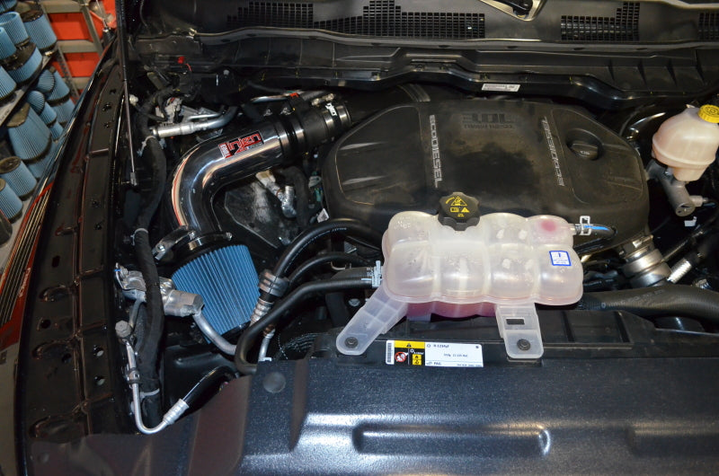 Injen 14-18 Dodge Ram 3.0L V6 Wrinkle Black Power-Flow Short Ram Intake - PF8054WB