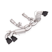 Load image into Gallery viewer, Stainless Works 20-21 Chevrolet Corvette C8 6.2L Legend Cat-Back Exhaust w/ Matte Black Tips - C8CBL-B