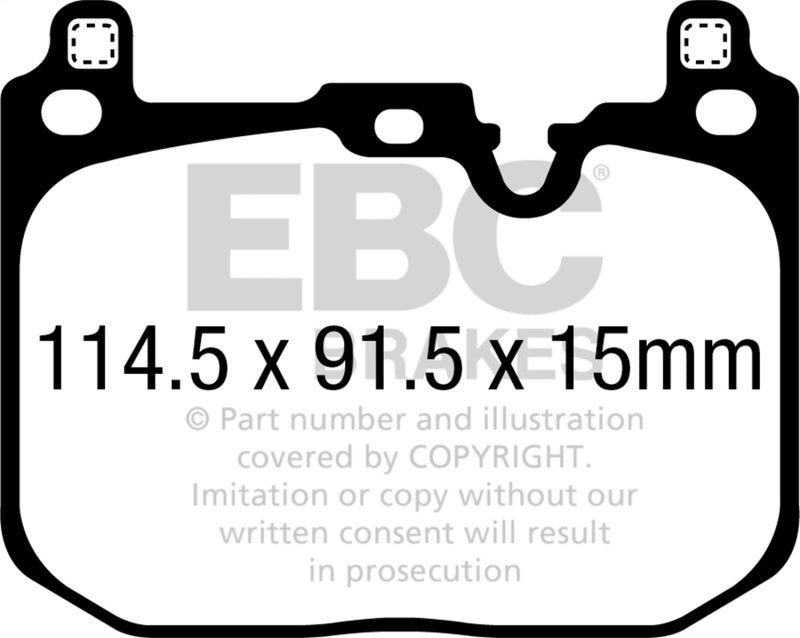 EBC 2018+ BMW X2 2.0T Bluestuff Front Brake Pads - DP52393NDX