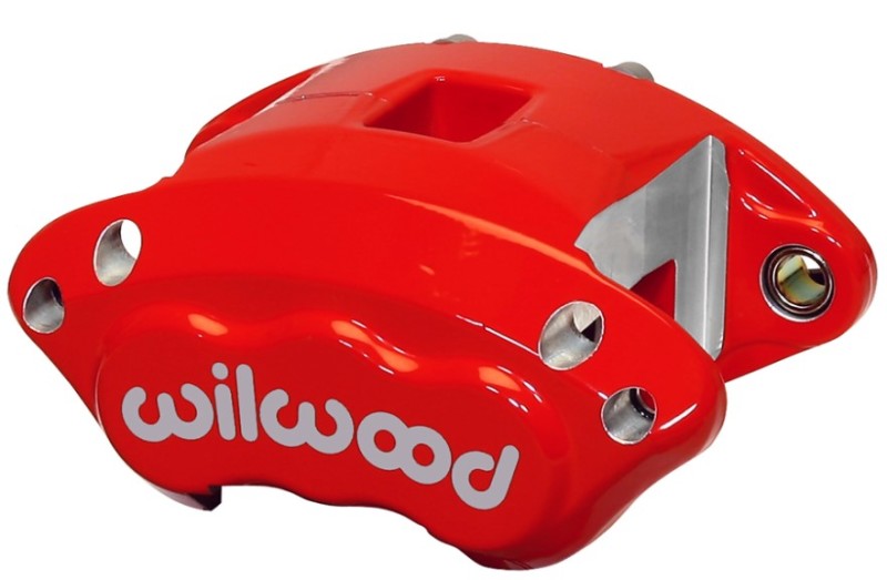 Wilwood Caliper-D154-Red 1.12/1.12in Pistons 0.81in Disc - 120-11875-RD