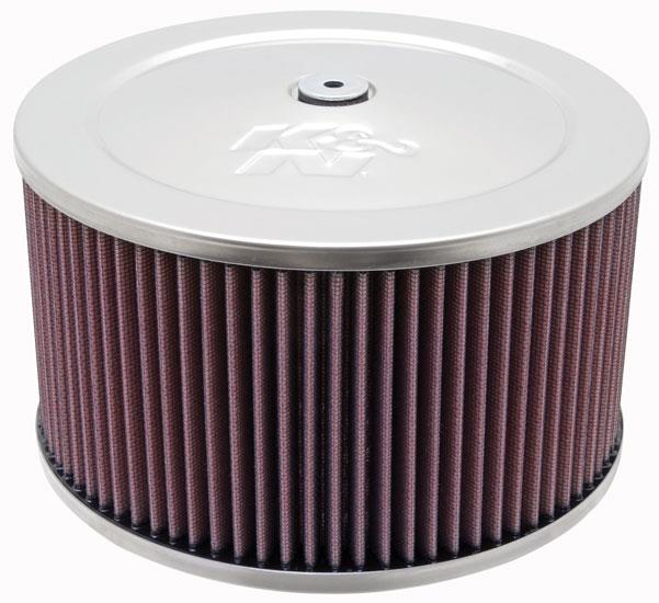 K&N Round Air Filter Assembly 5.125 in FLG / 9in OD / 6.375 in H w/ Vent - 60-1365