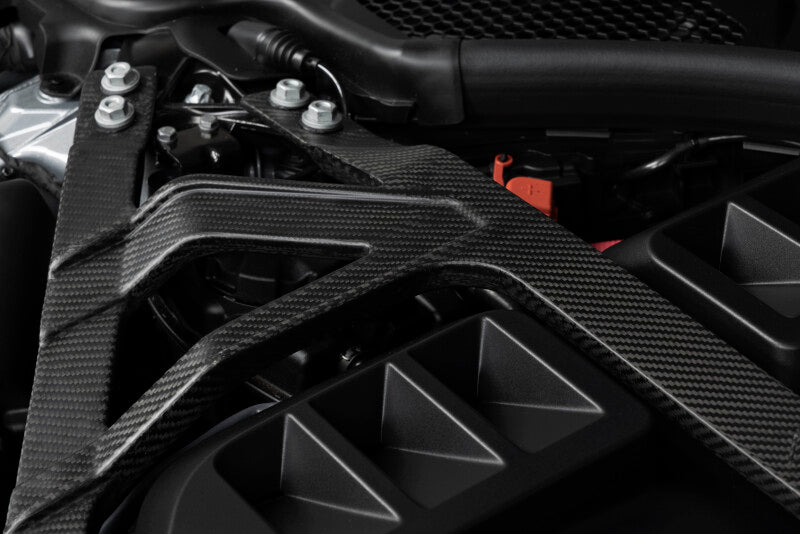 Dinan 21-27 BMW M2/M3/M4 (G80/G82/G83/G87) Matte Carbon Fiber Strut Tower Brace - Front - D180-0015-B