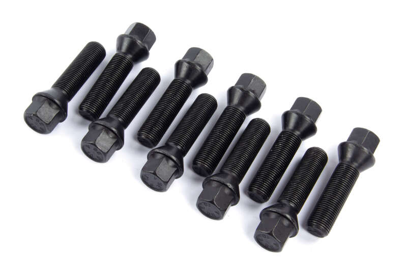 Dinan Lug Bolts - Cone Seat - M14x1.25 - 27mm - Black (Set of 10) - D220-0001
