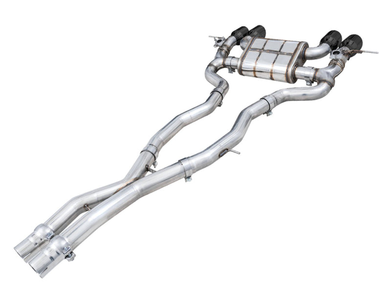 AWE Tuning SwitchPath Cat-Back Exhaust for BMW G8X M3/M4 - Diamond Black Tips - 3025-42480