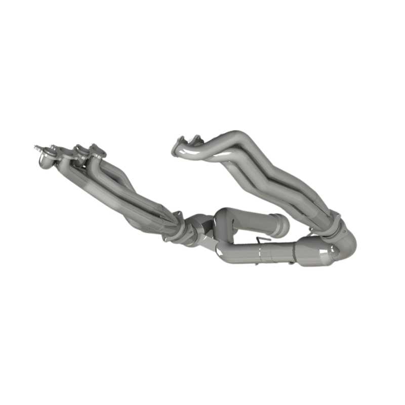 Kooks Headers 2022+ Ford F-150 Raptor R 5.2L 4V. 2in Header and H.O. Green Catted Conn. - 1372H640