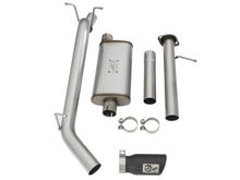 Load image into Gallery viewer, aFe Mach Force-XP Exhaust 3in CB SS 15-17 GM Colorado/Canyon 2.5L/3.6L Side Exit w/ Black Tip - 49-44058-B