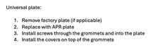 Load image into Gallery viewer, APR License Plate - Silver Logo/Black Plate - A1000015