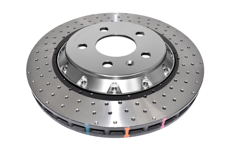 DBA 2015+ Audi RS-3 5000 Series Drilled Front Brake Rotor - DBA52844SLVXD