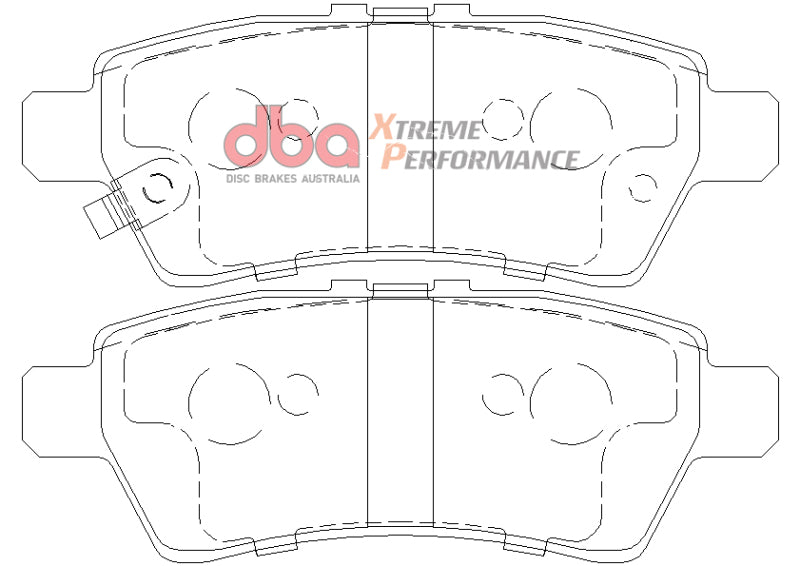 DBA 04-12 Nissan Pathfinder 4.0L XP Performance Rear Brake Pads - DB1919XP