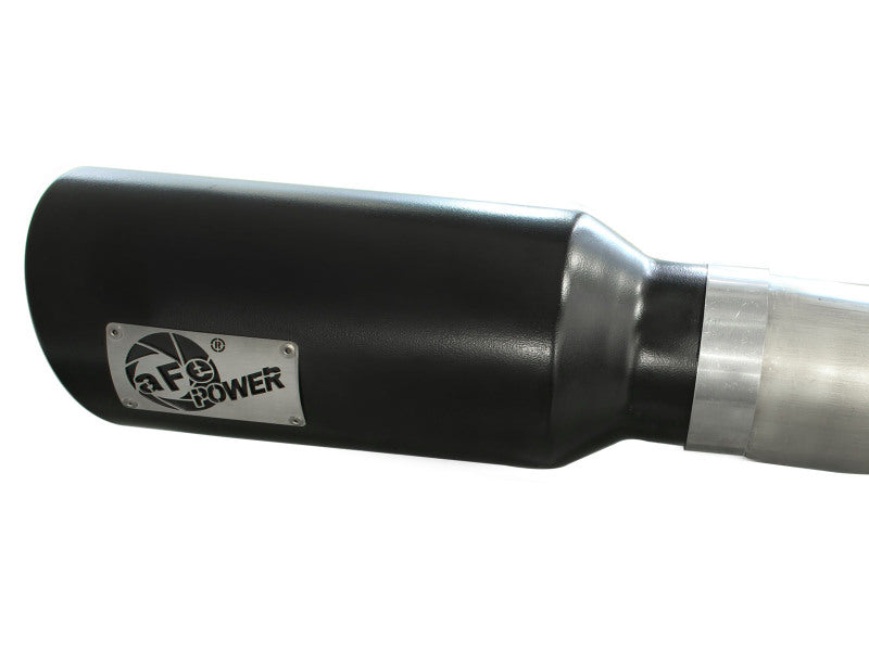 aFe MACHForce XP DPF-Back Exhaust 3in SS w/ 5in Black Tips 2014 Dodge Ram 1500 V6 3.0L EcoDiesel - 49-42045-B