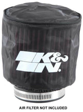 Load image into Gallery viewer, K&amp;N Black Drycharger Round Straight Air Filter Wrap 4.5in ID x 4in H - RB-0900DK