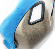 Load image into Gallery viewer, NRG FRP Bucket Seat ULTRA Edition - Medium (Blue Alcantara/Pearlized Back) - FRP-303BL-ULTRA