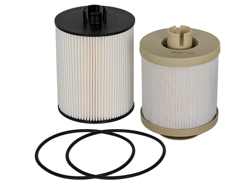 aFe Pro GUARD D2 Fuel Filter 08-10 Ford Diesel Trucks V8 6.4L (td) (4 Pack) - 44-FF013-MB