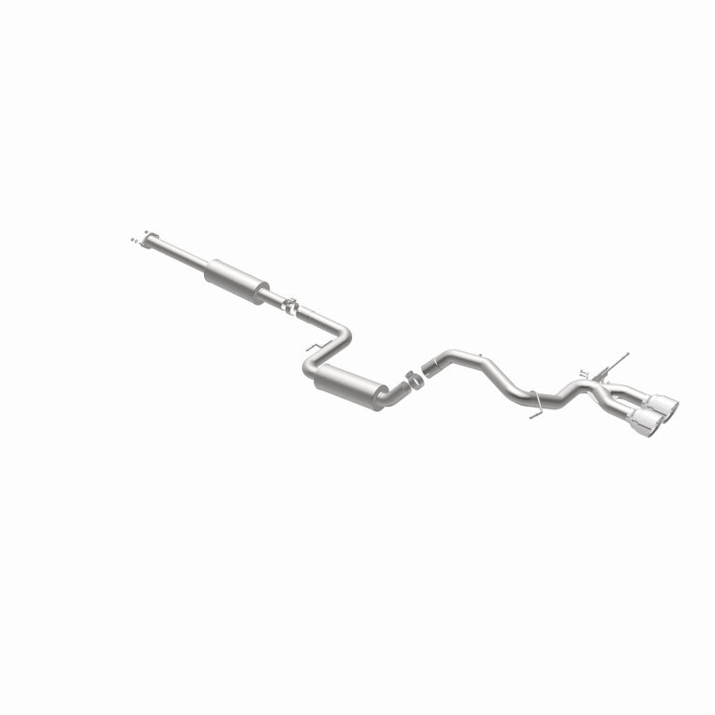 MagnaFlow 13 Ford Focus 2.0L Turbocharged ST Dual Center Rear Exit Stainless Cat Back Perf Exhaust - 15155