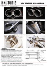 Load image into Gallery viewer, HKSTUDIE EXHAUST for BMW G80/G82 Comp - HKSTUDIE-EX001