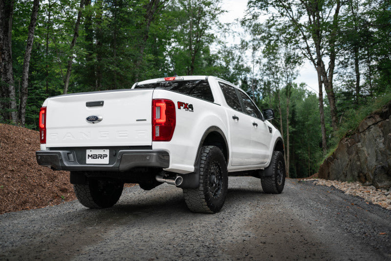 MBRP 2019 Ford Ranger Ecoboost 2.3L 4in OD Tip Single Side Exit 3in AL Cat Back - S5227AL