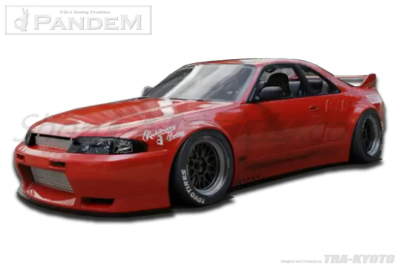 GReddy Pandem 95-98 Nissan Skyline GT-R R33 Full Wide-Body Aero Kit - 66920660