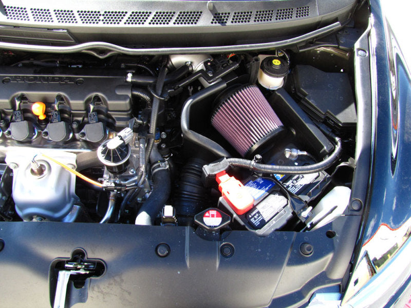 K&N 06-09 Civic 1.8L Silver Typhoon Short Ram Intake - 69-1013TS