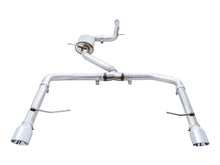 Load image into Gallery viewer, AWE Tuning 18-21 Volkswagen Jetta GLI Mk7 Track Exhaust - Chrome Silver Tips (Fits High-Flow DP) - 3015-22068