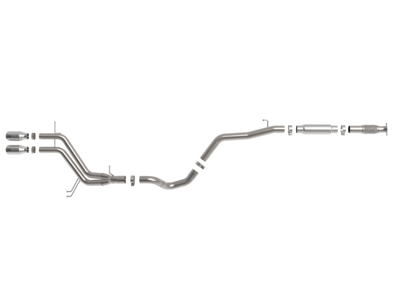 aFe Takeda 2-1/2in to 3in SS-304 Cat-Back Exhaust w/ Polished Tips 13-17 Hyundai Veloster L4-1.6L - 49-37018-P