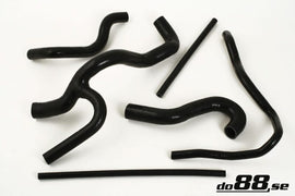 do88 81-90 Audi Quattro/Ur-Quattro 2.2T 10V Radiator Hoses - Black - DO88-KIT105S
