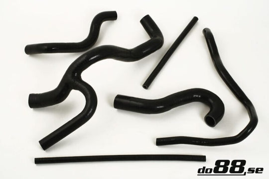 do88 81-90 Audi Quattro/Ur-Quattro 2.2T 10V Radiator Hoses - Black - DO88-KIT105S