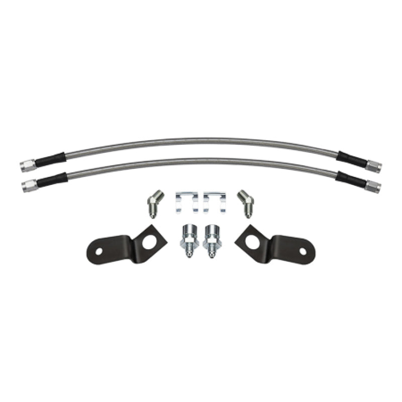 Wilwood 13-18 RAM 1500 4WD Braided Stainless Steel Flexline Hose Kit - 220-18206
