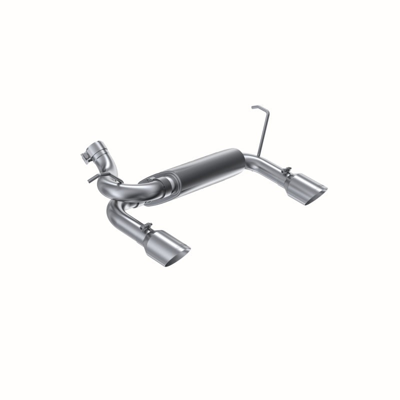 MBRP 07-14 Jeep Wrangler/Rubicon 3.6L/3.8L V6 Axle-Back Dual Rear Exit Aluminum Performance Exhaust - S5528AL