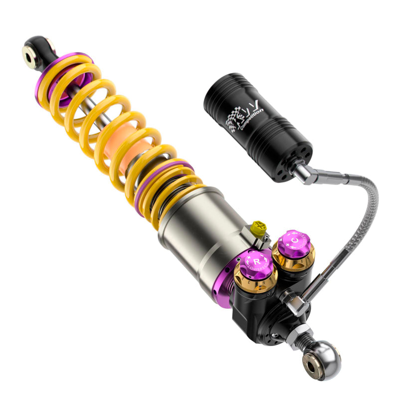 KW Porsche Carrera GT HLS & V5 Coilover Kit w/ Black Springs - 30971427-B