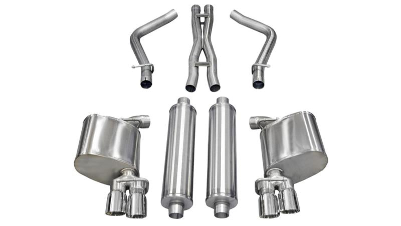 Corsa 2011-2014 Dodge Charger R/T 5.7L V8 Polished Xtreme Cat-Back Exhaust - 14522