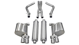 Corsa 2011-2014 Dodge Charger R/T 5.7L V8 Polished Xtreme Cat-Back Exhaust - 14522