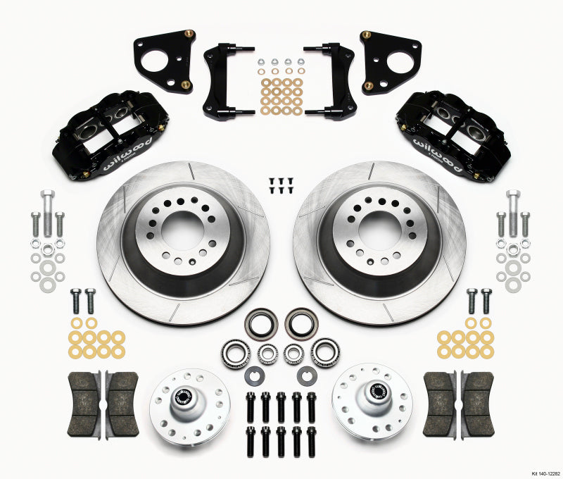 Wilwood Narrow Superlite 6R Front Hub & 1PC Rtr Kit 12.88in 62-72 CDP B & E Body-Drum - 140-12282