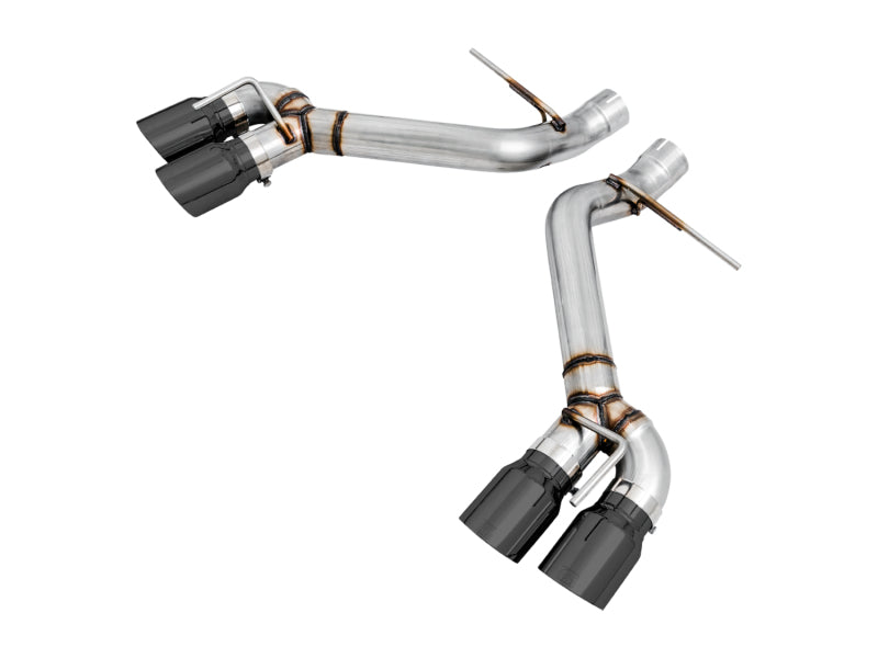 AWE Tuning 16-19 Chevrolet Camaro SS Axle-Back Exhaust - Track Edition (Quad Diamond Black Tips) - 3020-43075