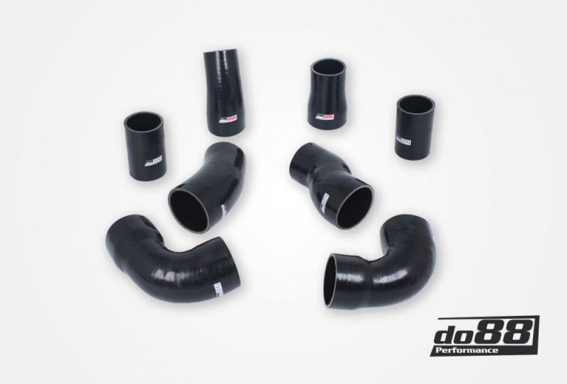 do88 02-04 Audi RS6 4.2L BiTurbo (C5) Pressure Hoses - Black - DO88-KIT190S