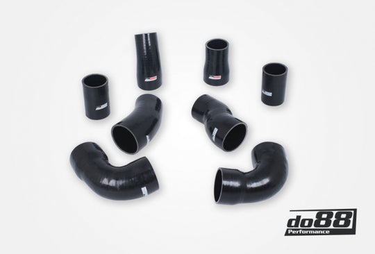 do88 02-04 Audi RS6 4.2L BiTurbo (C5) Pressure Hoses - Black - DO88-KIT190S