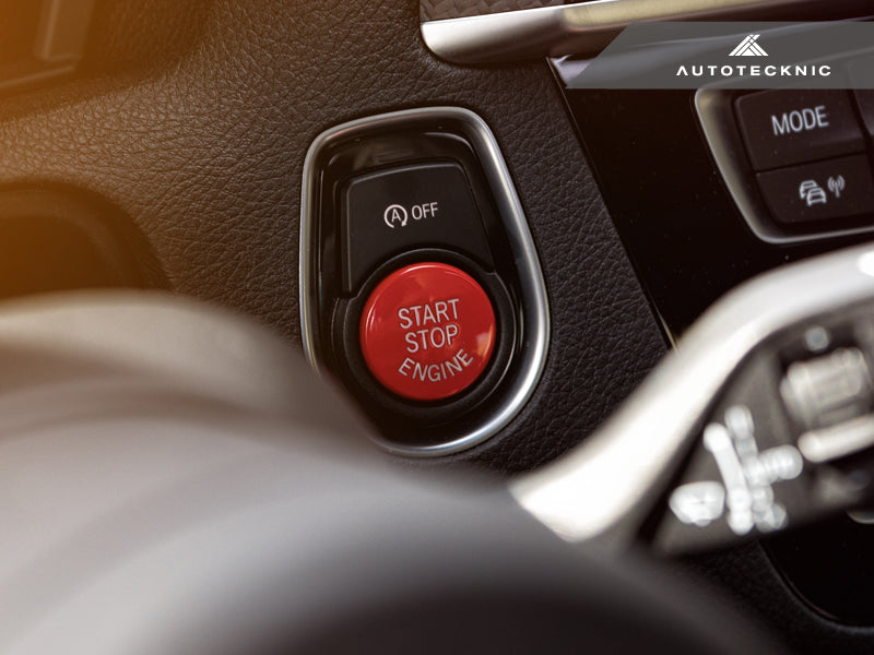 AutoTecknic Red Start Stop Button - BMW F32/ F33/ F36 4-Series