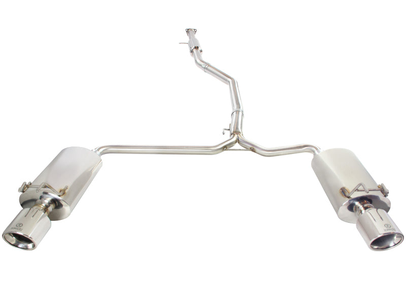 aFe Takeda Exhaust 304SS Dual Cat-Back w/ Polished Tips 13-17 Honda Accord LX/EX/EX-L Sedan L4 2.4L - 49-36605