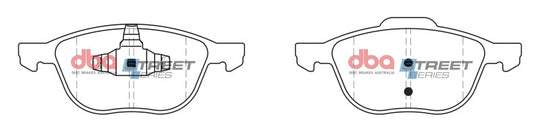 DBA 13-19 Ford C-Max Energi SEL Street Series Front Brake Pads - DB1679SS