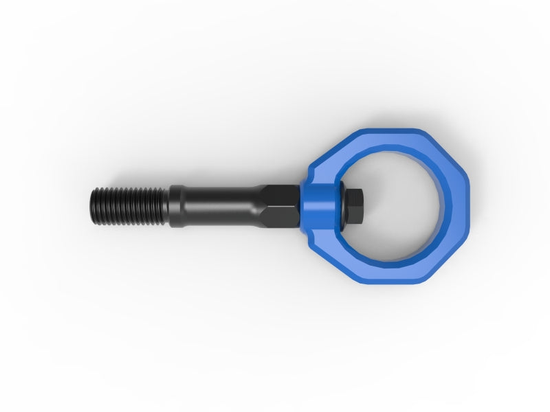 aFe CONTROL Rear Tow Hook Chevrolet Corvette (C8) 20-25 V8-6.2L- Blue - 450-401015-L