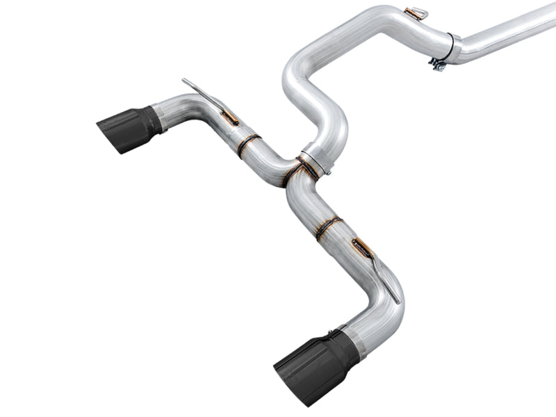 AWE Tuning Ford Focus RS Track Edition Cat-Back Exhaust - Diamond Black Tips - 3020-33032