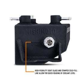 Mishimoto 2024+ Ford Mustang V8/2.3L EcoBoost Expansion Tank - Black - MMRT-MUS-24MWBK
