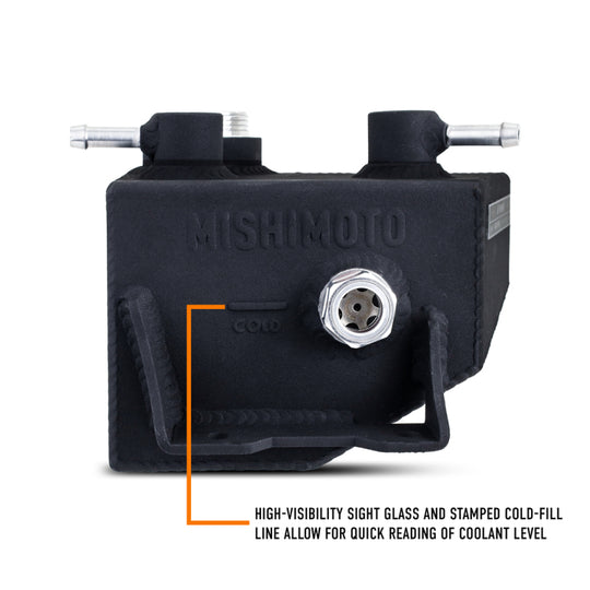 Mishimoto 2024+ Ford Mustang V8/2.3L EcoBoost Expansion Tank - Black - MMRT-MUS-24MWBK