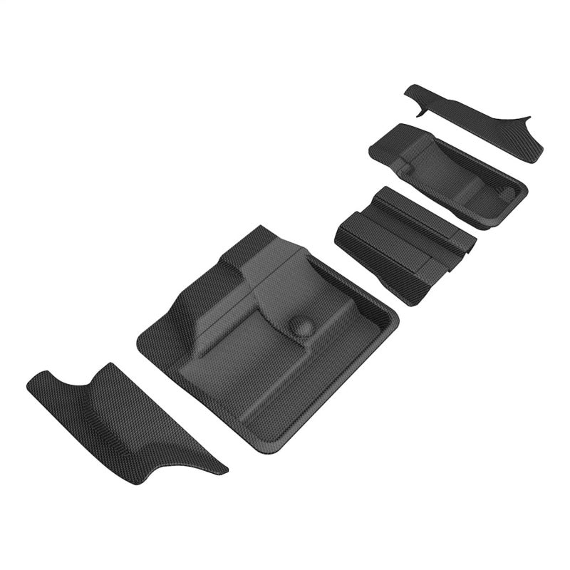 3D MAXpider 17-21 Tesla Model Y Kagu 3rd Row Floormats - Black - L1TL03631509