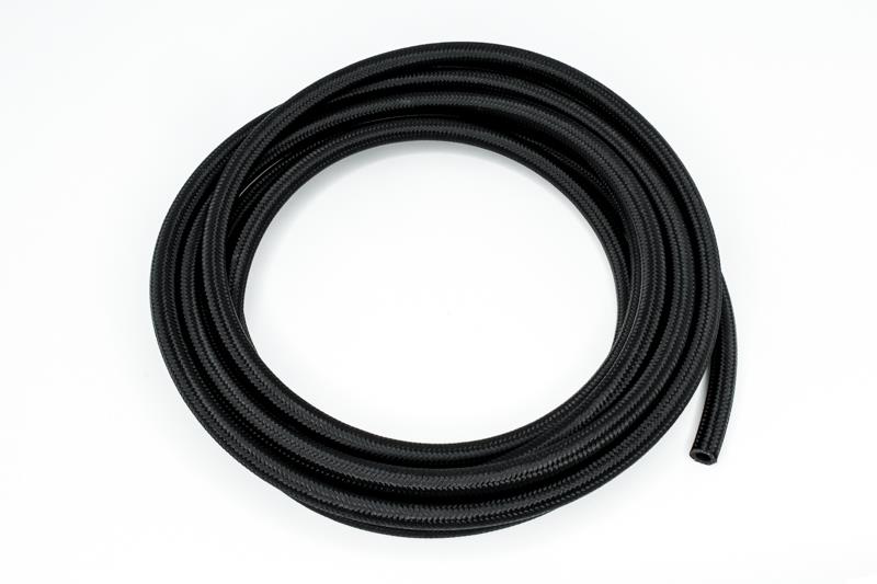 DeatschWerks 6AN Black Nylon Braided CPE Hose 20 Feet - 6-02-0815-20