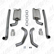 Load image into Gallery viewer, MBRP 11-12 Ford Shelby GT 500 T304 3in Cat Back Dual Split Rear Race Version 4.5in Tips - S7260304