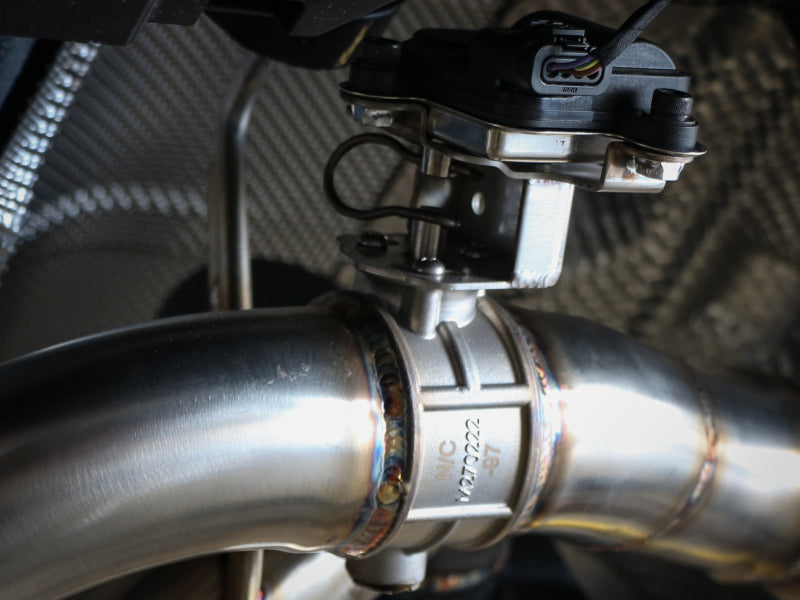 aFe POWER Takeda 2020 Toyota Supra L6-3.0L (t) 3in-2.5in 304 SS CB Exhaust Polished Tips - 49-36043-P