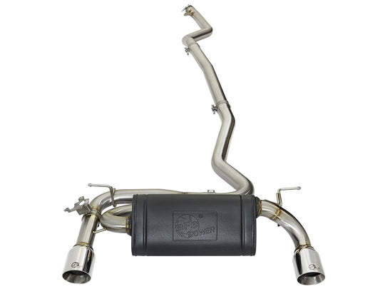 aFe POWER MACH Force-Xp 16-17 BMW 340i/340ix/ 3.0L 304 SS Cat-Back Exhaust System - 49-36334-P
