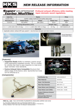 Load image into Gallery viewer, HKS SUPER TURBO MUFFLER GR SUPRA DB42 B58 - 31029-AT003