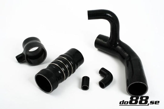 do88 89-92 Audi Ur-Quattro 2.2T 20V Pressure Hoses - Black - DO88-KIT66S