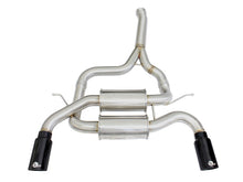 Load image into Gallery viewer, aFe MACHForce XP SS-304 Black Tip 2.5in Dia Axle Back Exhaust 12-15 BMW 335i (F30) 3.0L (t) - 49-36325-B